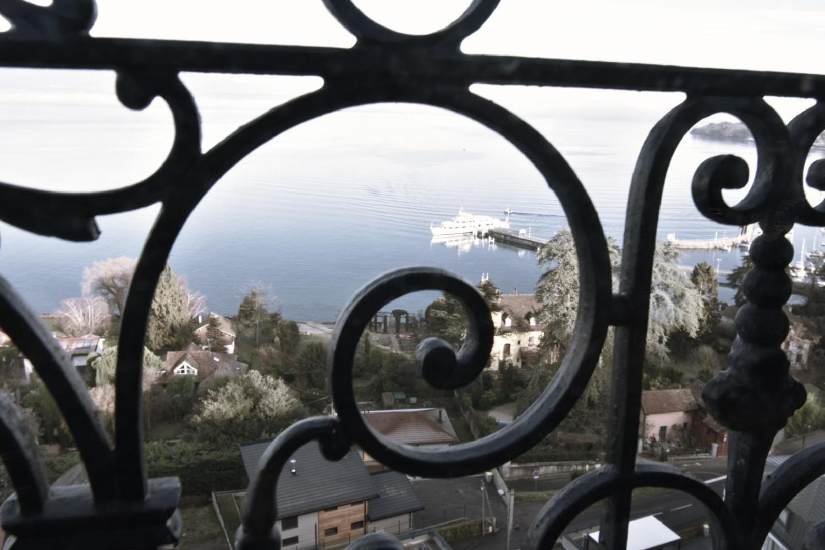 Appartement Avec Vue 180 Sur Le Lac Leman Тонон-ле-Бен Екстериор снимка